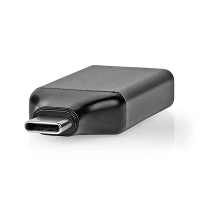 Adapter NEDIS CCGP64350GY USB-C DisplayPort 4K 60 Hz Schwarz