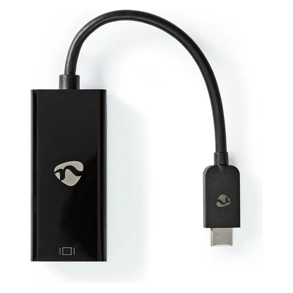 Adapter NEDIS CCGP64452BK02 USB-C auf Mini DisplayPort 0,2 m 8K 60 Hz Schwarz