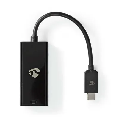 Adapter NEDIS CCGP64452BK02 USB-C auf Mini DisplayPort 0,2 m 8K 60 Hz Schwarz