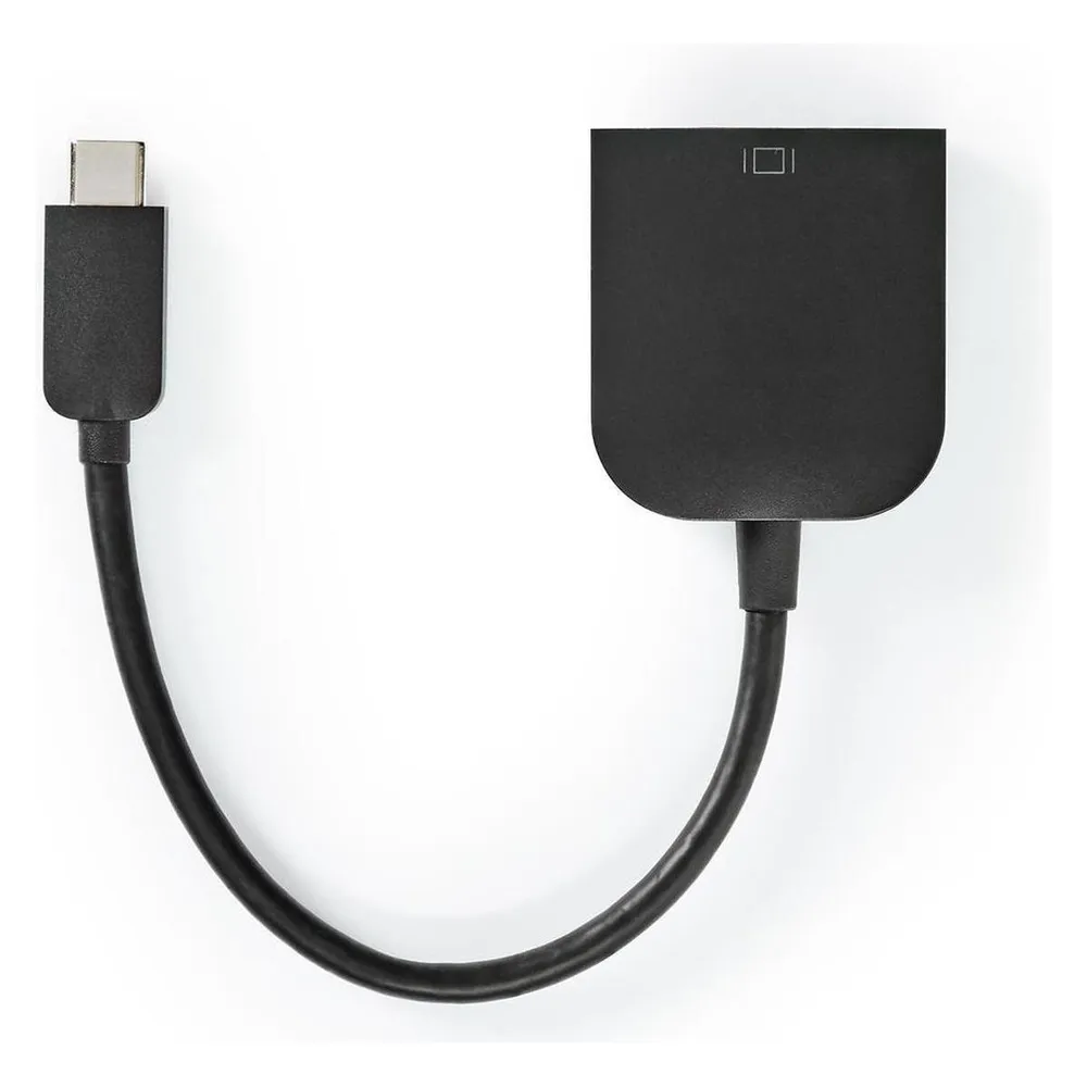 Grafikadapter USB-C NEDIS CCGP64852BK02 Schwarz 0,2 m VGA 1920 x 1200