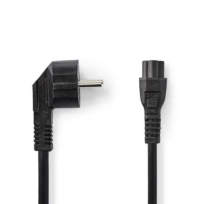 Netzkabel NEDIS CEGL10100BK30 3 m Typ F Stecker auf IEC C5 Schwarz PVC