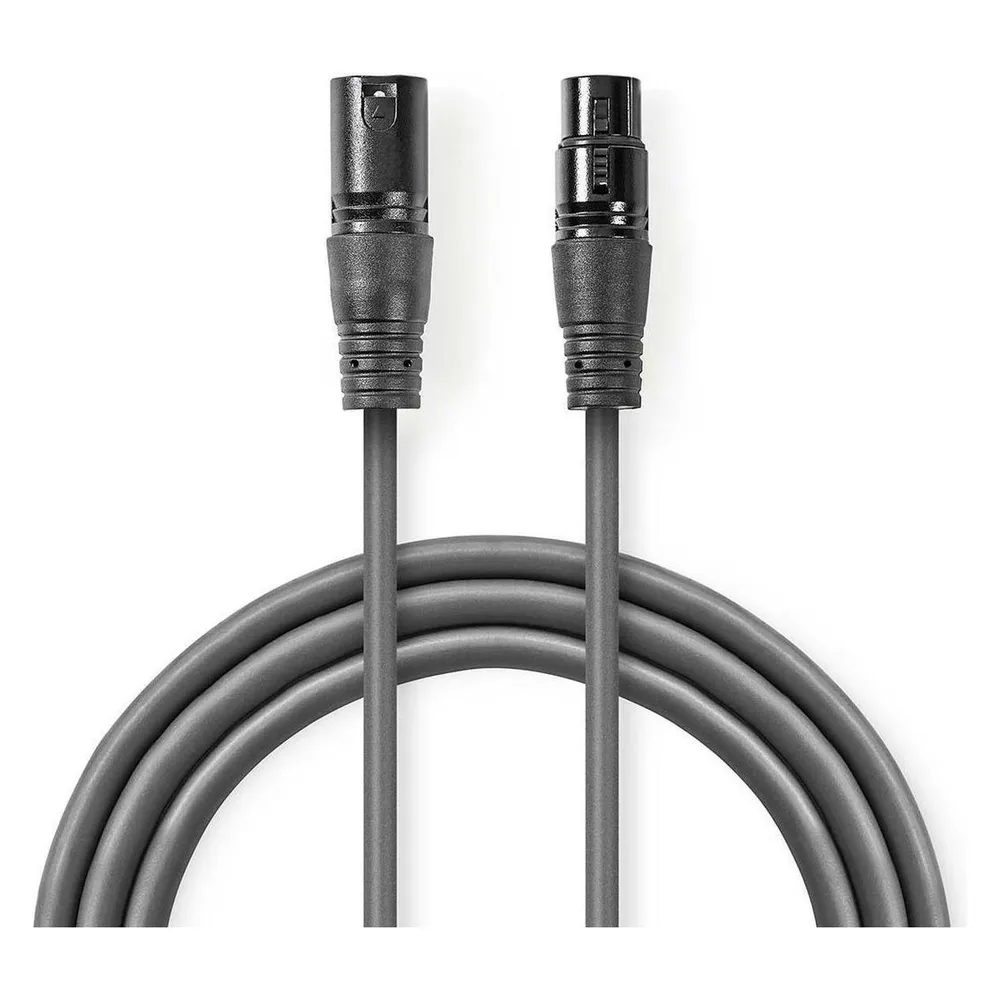 Audio-Kabel NEDIS COTH15010GY05 XLR 3-polig 0