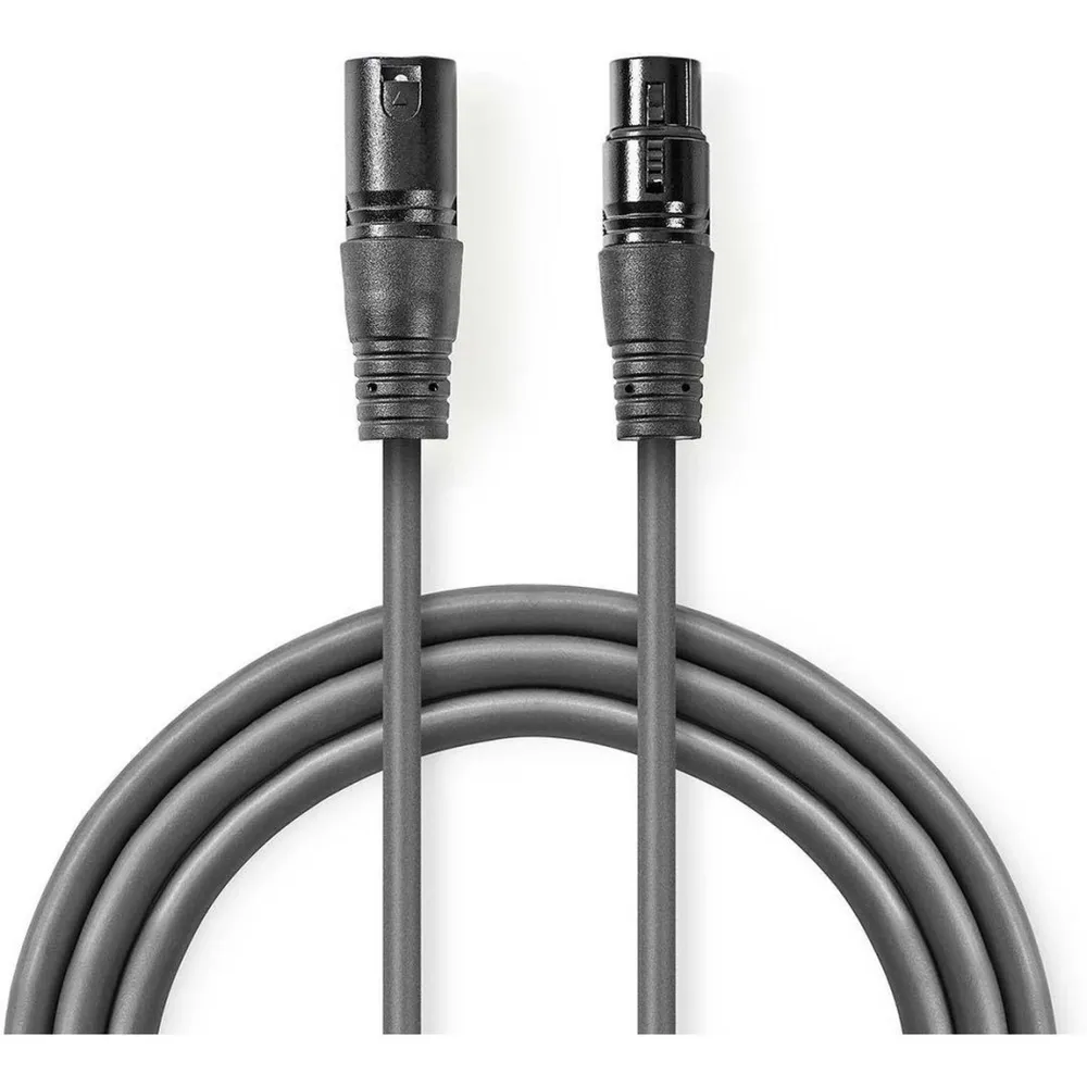 Nedis Balanced Audio-Kabel XLR 3-Pin Stecker 3 Meter