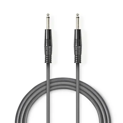Audio Kabel NEDIS COTH23000GY30 6,35mm Male zu Male 3m Grau