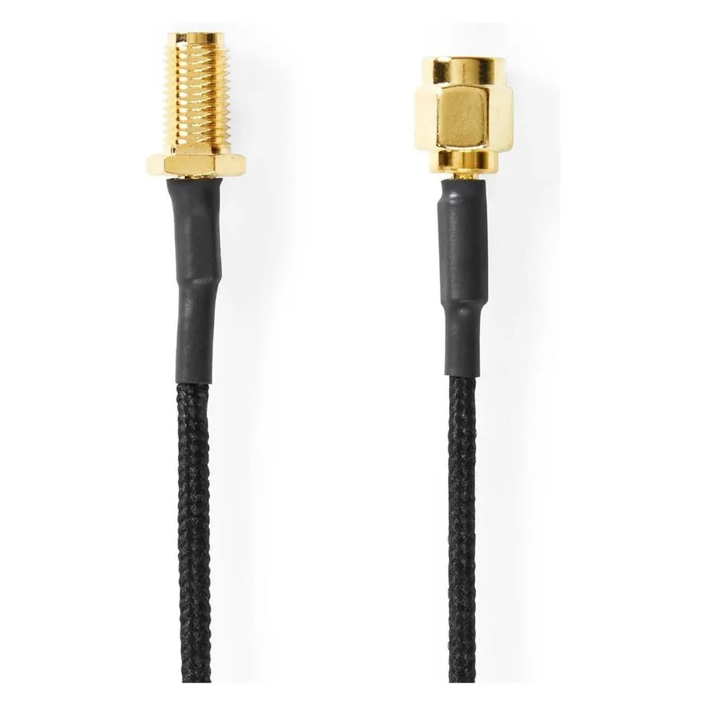 Nedis Antennenkabel SMA-Buchse SMA-Stecker Vergoldet 50 Ohm Einzeln geschirmt 0.50 m R (Antennenkabel)