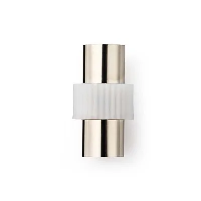 Kabeladapter NEDIS CSGB40940WT Coax Male zu Coax Male Weiß