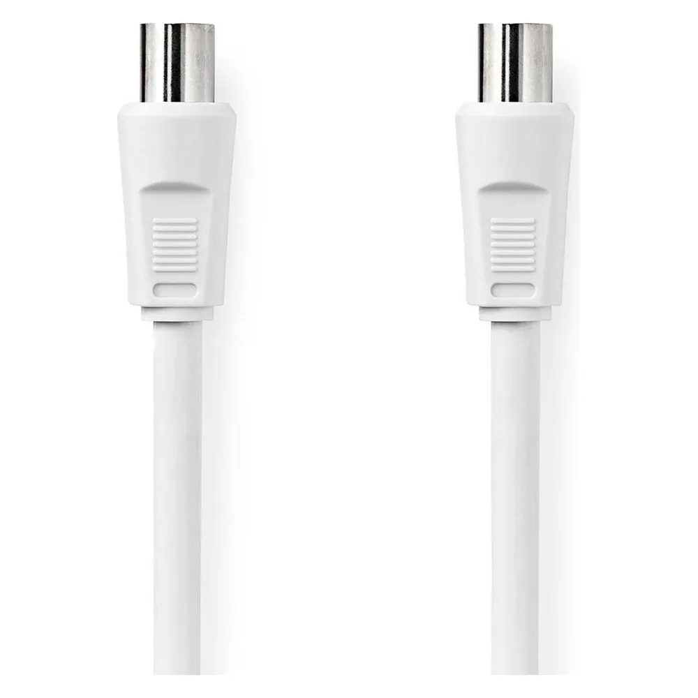 Nedis Koaxial Kabel IEC (Coax) Stecker IEC (Coax) Buchse Vernickelt 90 dB 75 Ohm Doppelt (90 dB)
