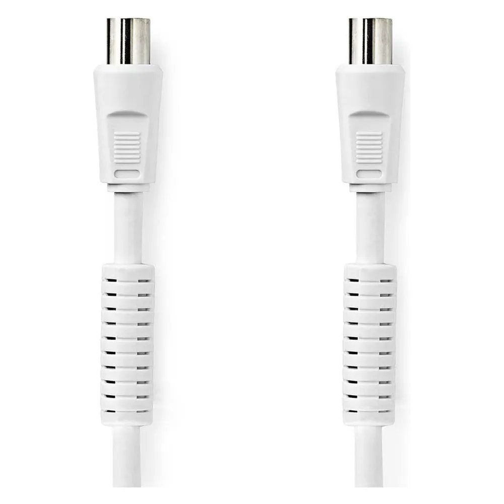 Nedis Koaxial Kabel IEC (Coax) Stecker IEC (Coax) Buchse Vernickelt 120 dB 75 Ohm 4-fach (120 dB)