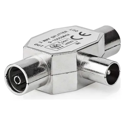 Nedis Koax-Splitter IEC (Coaxia l) männlich - 2X IEC (Coaxia (Antennenkabel)