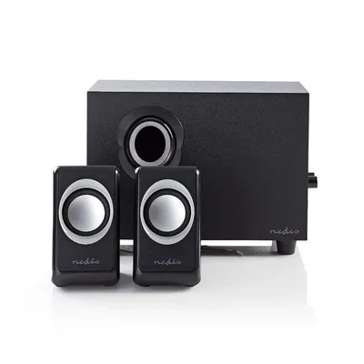 Lautsprecher Nedis 2.1 Kabelgebunden 16W mit Subwoofer und USB-Stromversorgung
