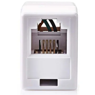 RJ11-Kupplung NEDIS CTGB90920WT Adapter beidseitig Buchse Weiß