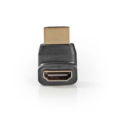 HDMI Adapter NEDIS CVGB34902BK 270 Grad Winkel Goldbeschichtet Schwarz