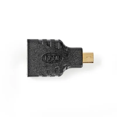 HDMI Adapter Nedis CVGB34907BK Micro HDMI Female zu HDMI Female vergoldet Schwarz