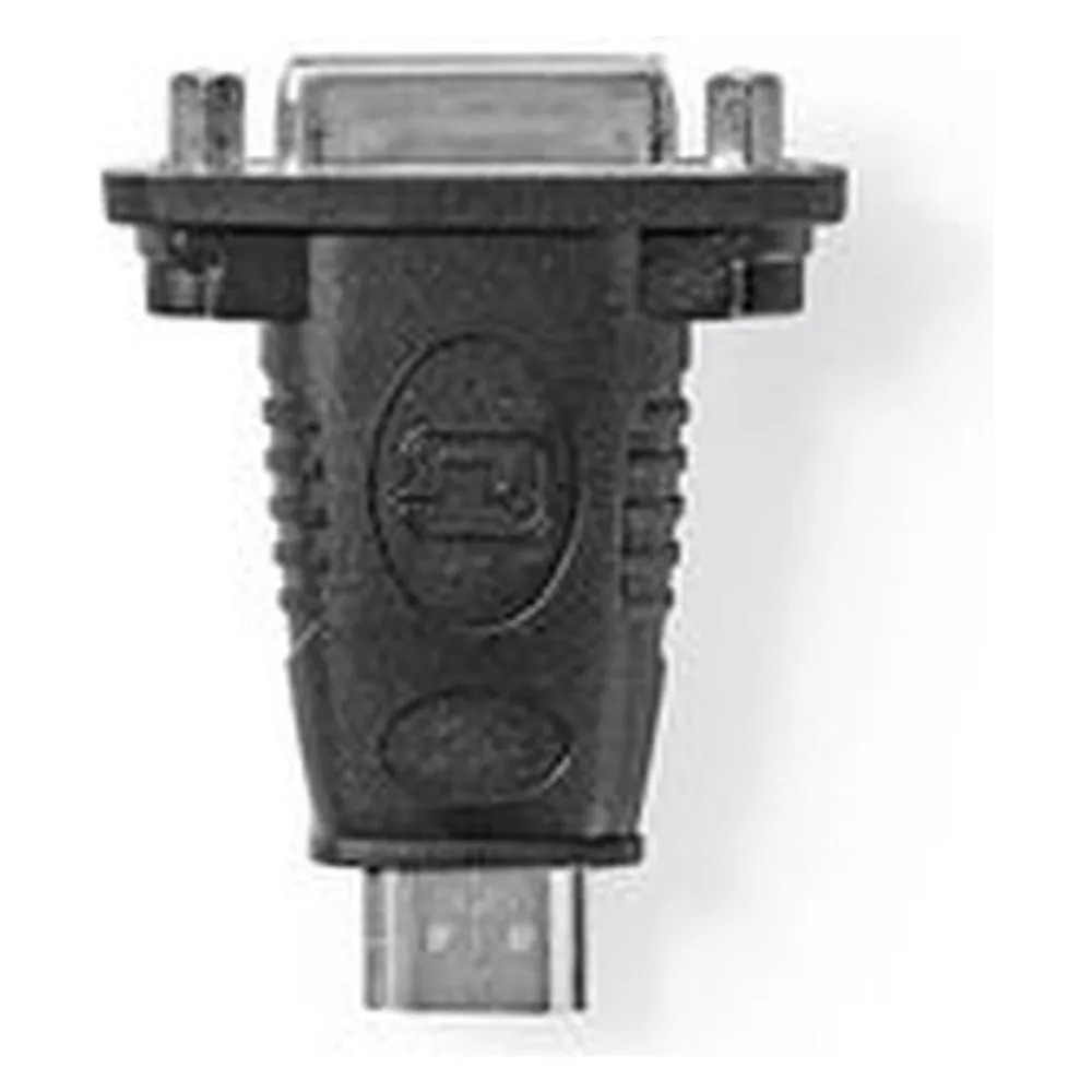 Adapter NEDIS CVGB34910BK HDMI Type A auf DVI-D Goldbeschichtung Schwarz