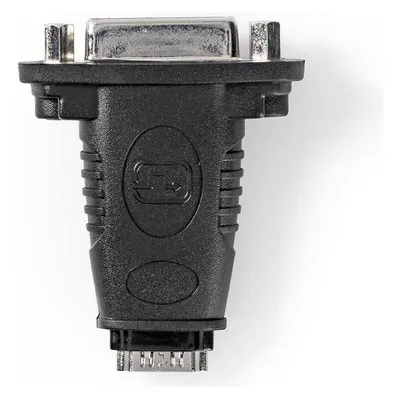 Adapter NEDIS CVGB34911BK HDMI Typ A DVI-D Female Gold Schwarz