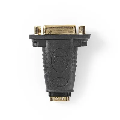 Adapter NEDIS CVGB34911BK HDMI Typ A DVI-D Female Gold Schwarz