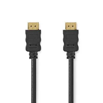 HDMI-Kabel NEDIS CVGL34060BK50 5 m HDMI 2.0 18 Gbit/s 4K ARC Schwarz