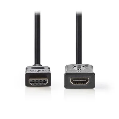 HDMI-Verlängerungskabel NEDIS CVGL34096BK50 5 m High Speed Ethernet Schwarz