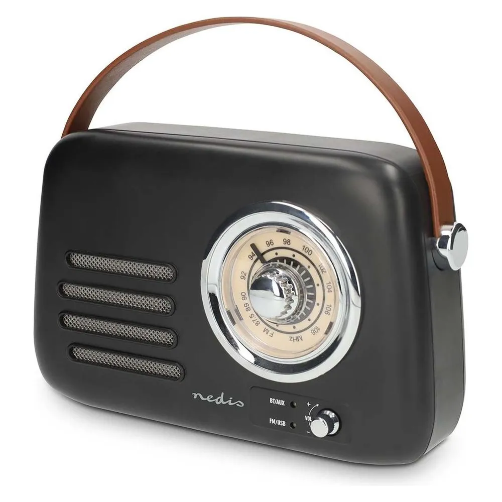 FM Retro Radio RDFM2600BK schwarz