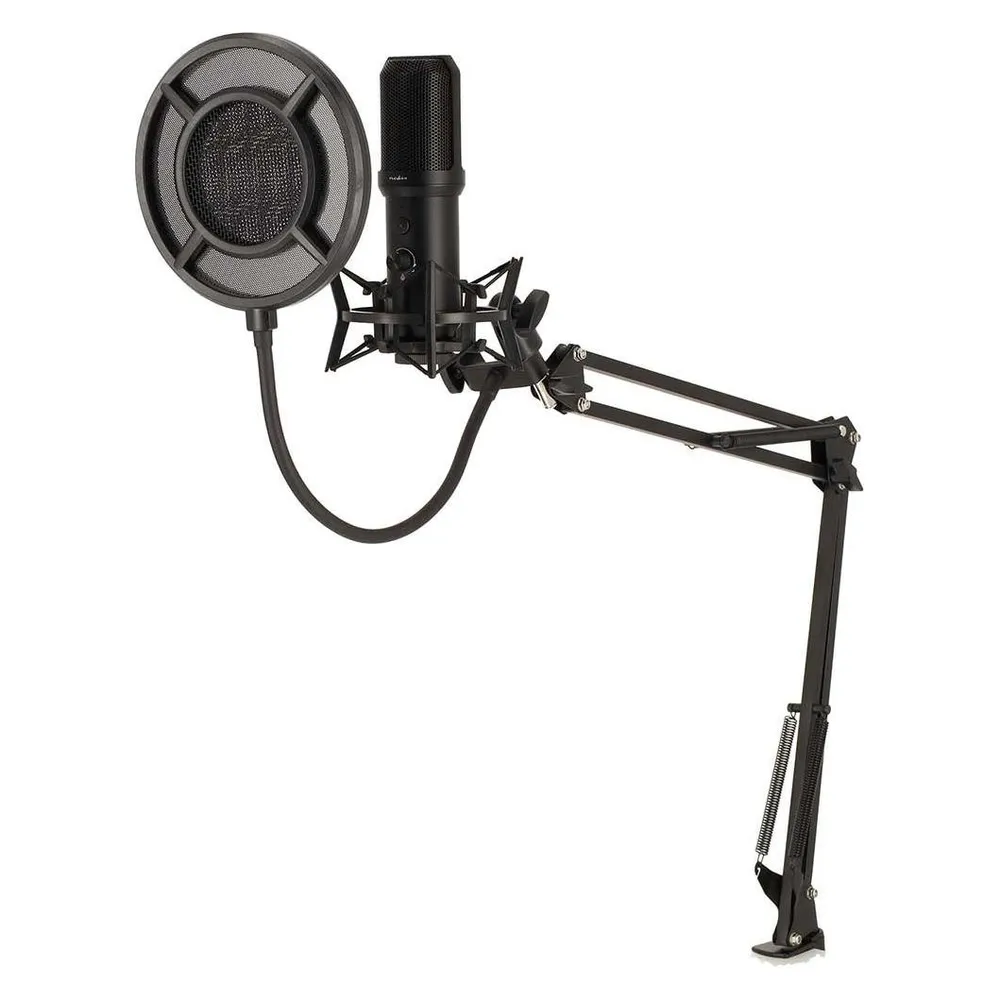 Mikrofon Nedis GSMIC410BK USB Kardioid mit Antipop-Filter und LED