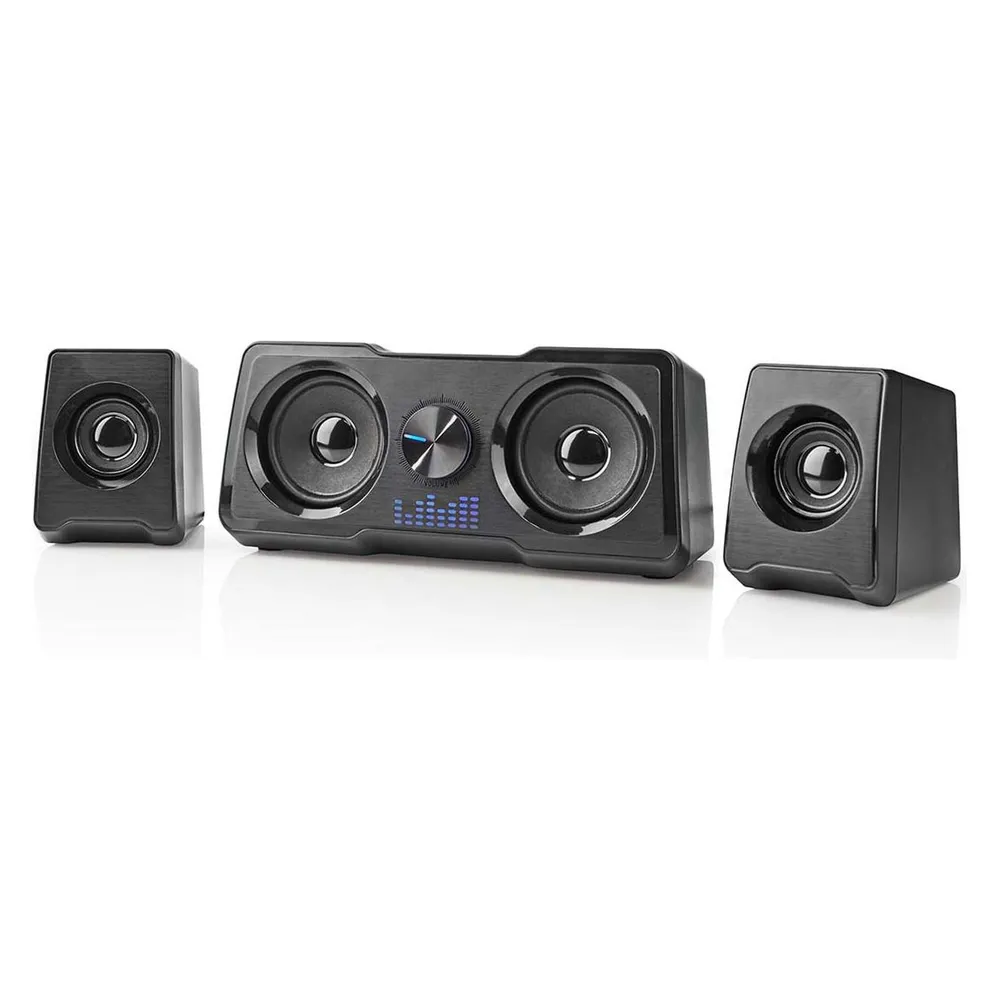 Lautsprecher Nedis Gaming 2.2 Kabelgebunden 16W mit Doppel-Subwoofer und Beleuchtung