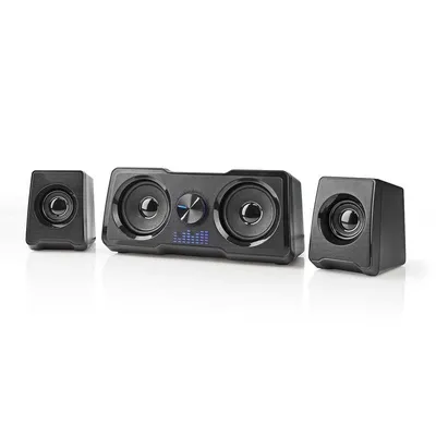 Lautsprecher Nedis Gaming 2.2 Kabelgebunden 16W mit Doppel-Subwoofer und Beleuchtung