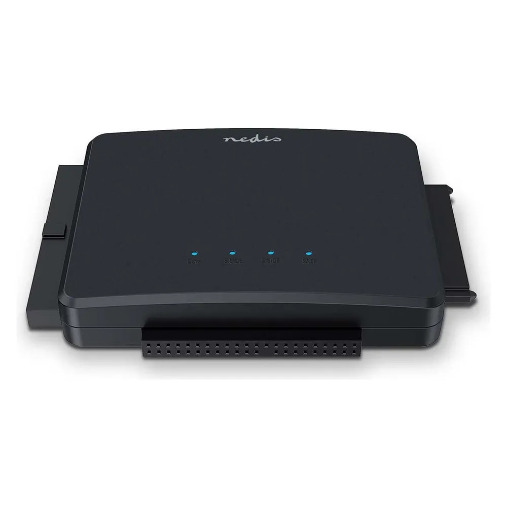 Adapter USB 3.0 SATA/IDE Nedis HDADIS110BK für Festplatten und SSDs