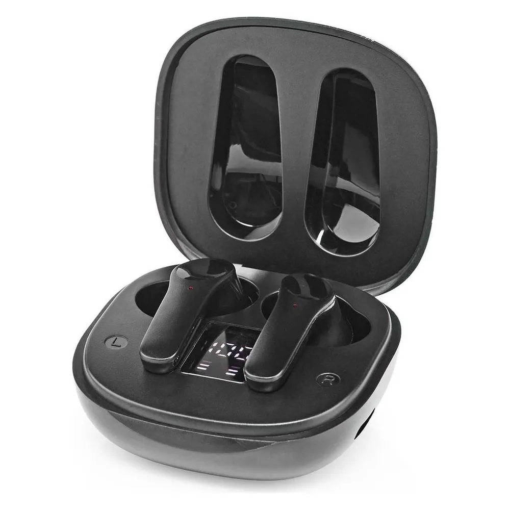 Nedis HPBT5060BK kabellose Bluetooth Kopfhörer mit ANC