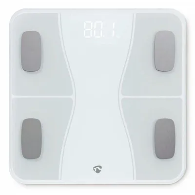 Körperanalysewaage Nedis SmartLife bis 180 kg 16 Parameter Bluetooth LED