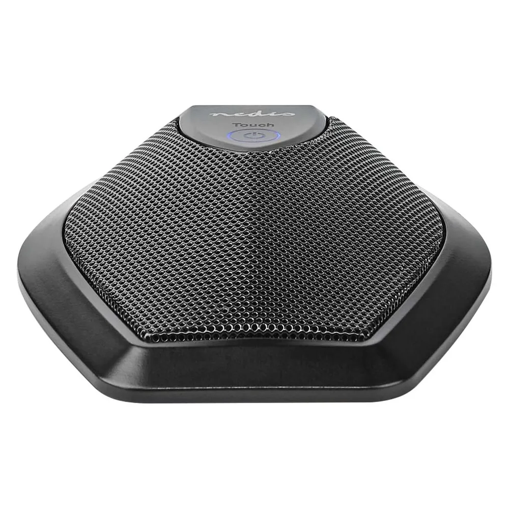 Mikrofon Nedis MICCU100BK USB omnidirektional mit Stummschalt-Taste