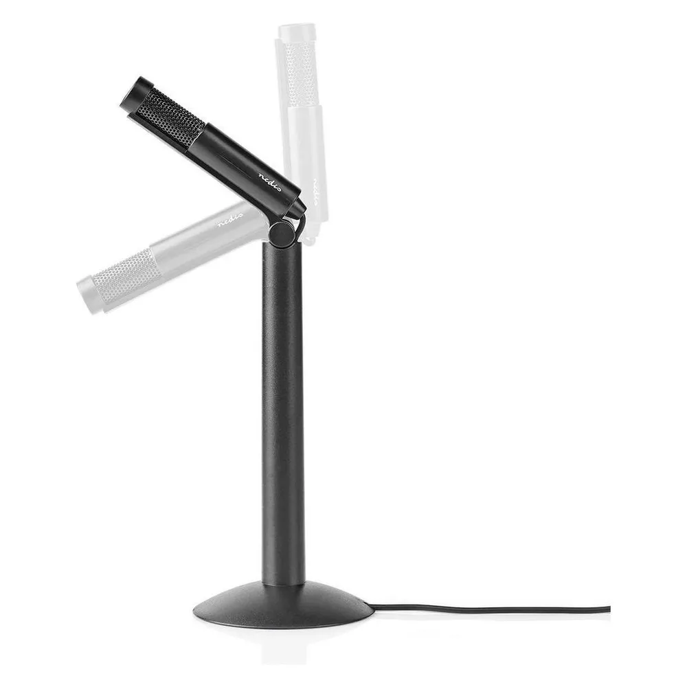 Mikrofon Nedis MICSJ100BK 3.5 mm omnidirektional Plug&Play Tischmikrofon