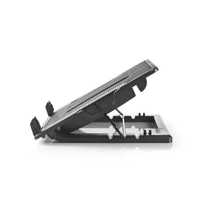 Notebook-Kühler NEDIS NBCR200BK 2x140 mm USB-Hub Ergonomisch 18 Zoll Schwarz
