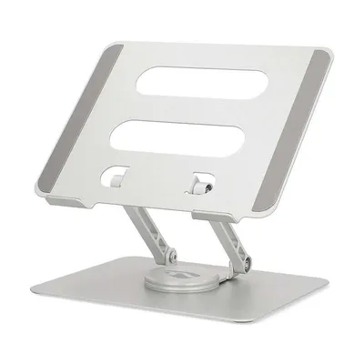 Notebook Stand NEDIS NBSTND110SI silber Stahl 17 Zoll 10 kg 360° drehbar