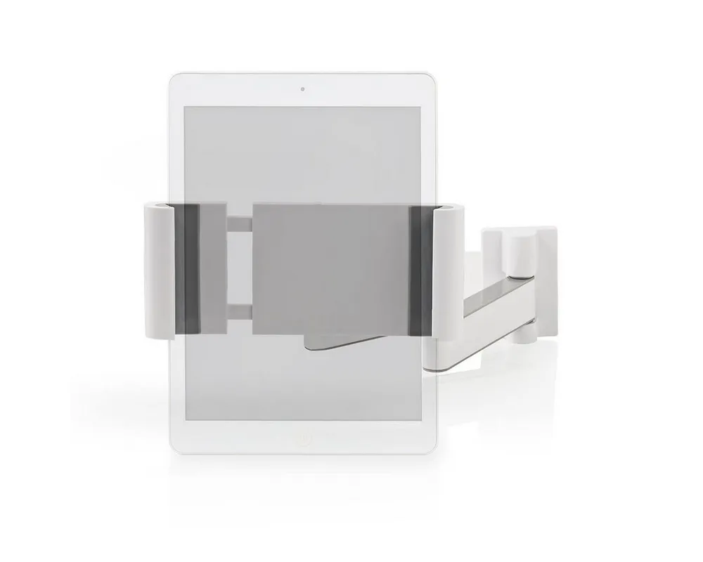 Nedis Tablet-Halterung TWMT200SI, (1-tlg., 360° Rotation, neigbar von -90° bis 20°, für Wandmontage, Ladefunktion)