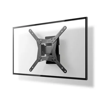 Nedis TVWM11BK TV-Wandhalterung 10 bis 32" VESA 75x75 bis 200x200 Max 30Kg Stahl Schwarz