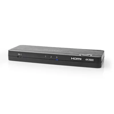 KVM-Switch Nedis VCON6430AT USB-C HDMI 4K 60Hz 3 Ports