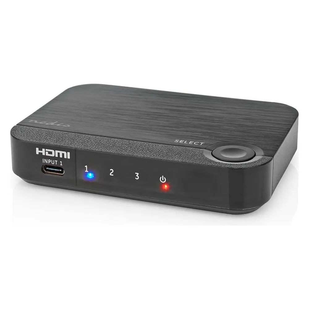 Videosignalwandler NEDIS VCON6420AT 4K USB-C HDMI 3 Ports UHD Antrazit