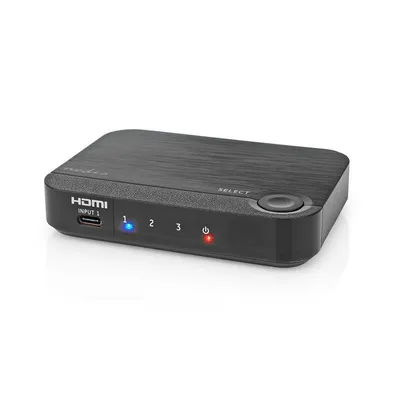 Videosignalwandler NEDIS VCON6420AT 4K USB-C HDMI 3 Ports UHD Antrazit