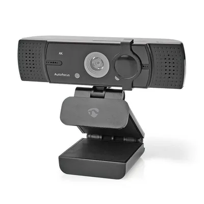 Webcam Nedis WCAM120BK 4K Ultra HD USB 2.0 mit integriertem Mikrofon