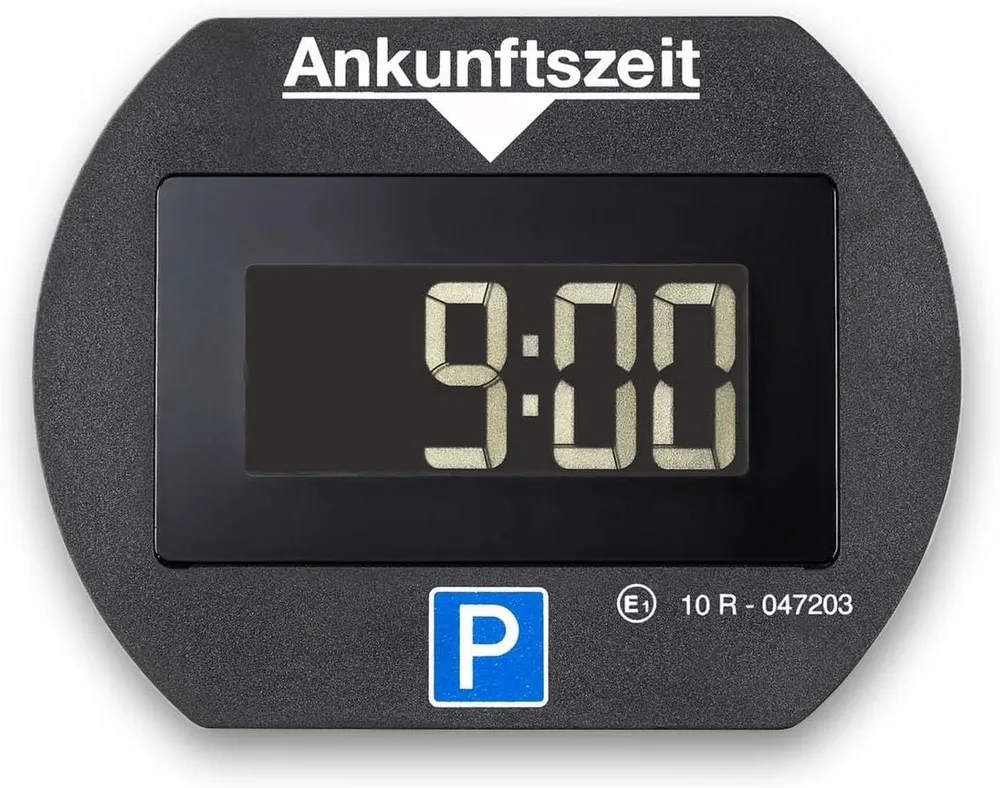 Park Lite Schwarz Elektronische Parkscheibe