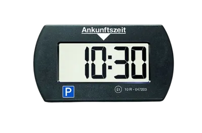 Park Mini Schwarz Elektronische Parkscheibe
