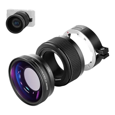 Neewer 2-in-1 Weitwinkel- und Makroobjektiv für Sony ZV1 Schwarz