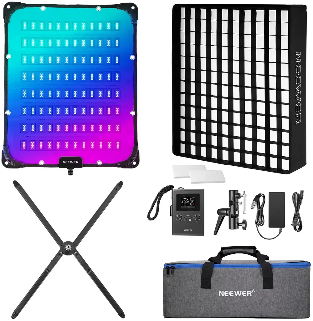 NEEWER FL100C faltbares RGB LED Panel
