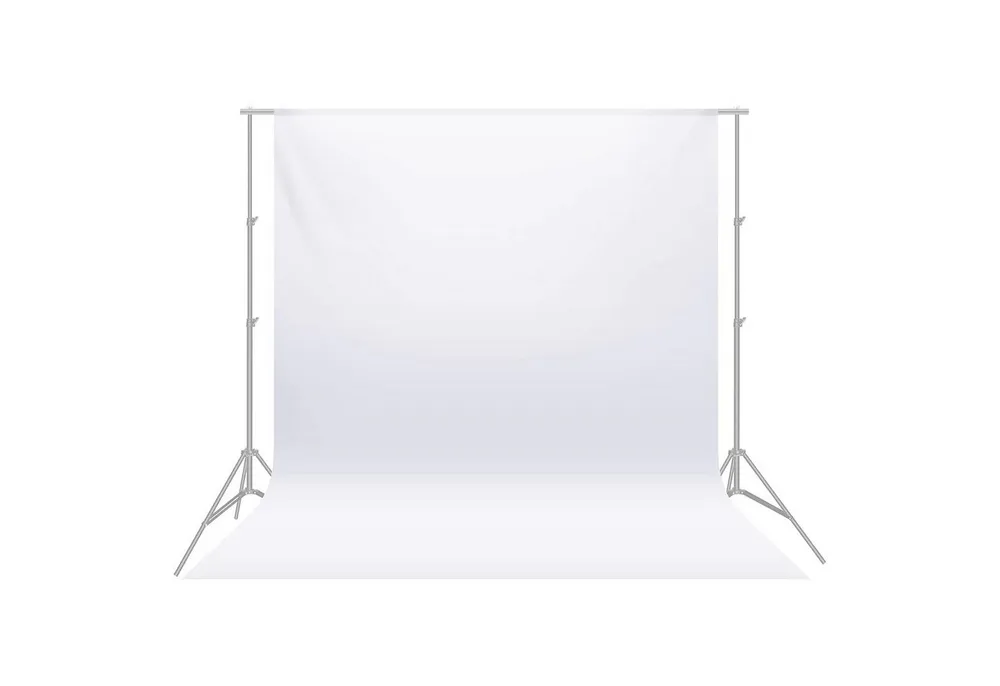 Neewer Hintergrundtuch BD-0609 1,8 x 2,8M Fotohintergrund, faltbarer Hintergrund, Weiß, Hintergrundbild für Fotografie, Video Fernsehen