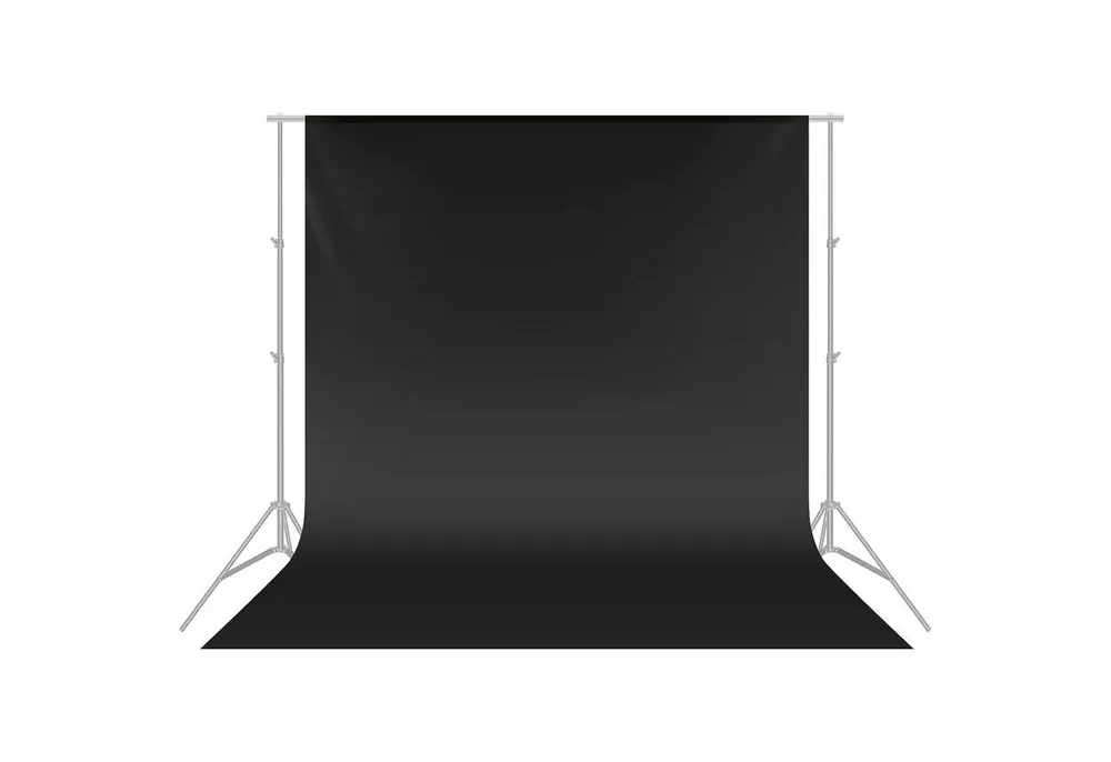 Neewer Hintergrundtuch BD-1012 3 x 3,6M PRO Studio-Hintergrund, Faltbarer, Schwarz, für Fotografie Video und Fernsehen