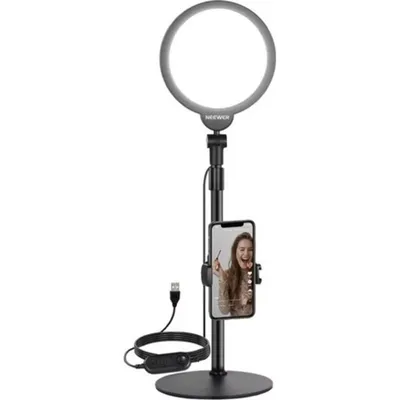 Neewer R06 Selfie-Kit mit Rund-LED-Lampe und Teleskopständer