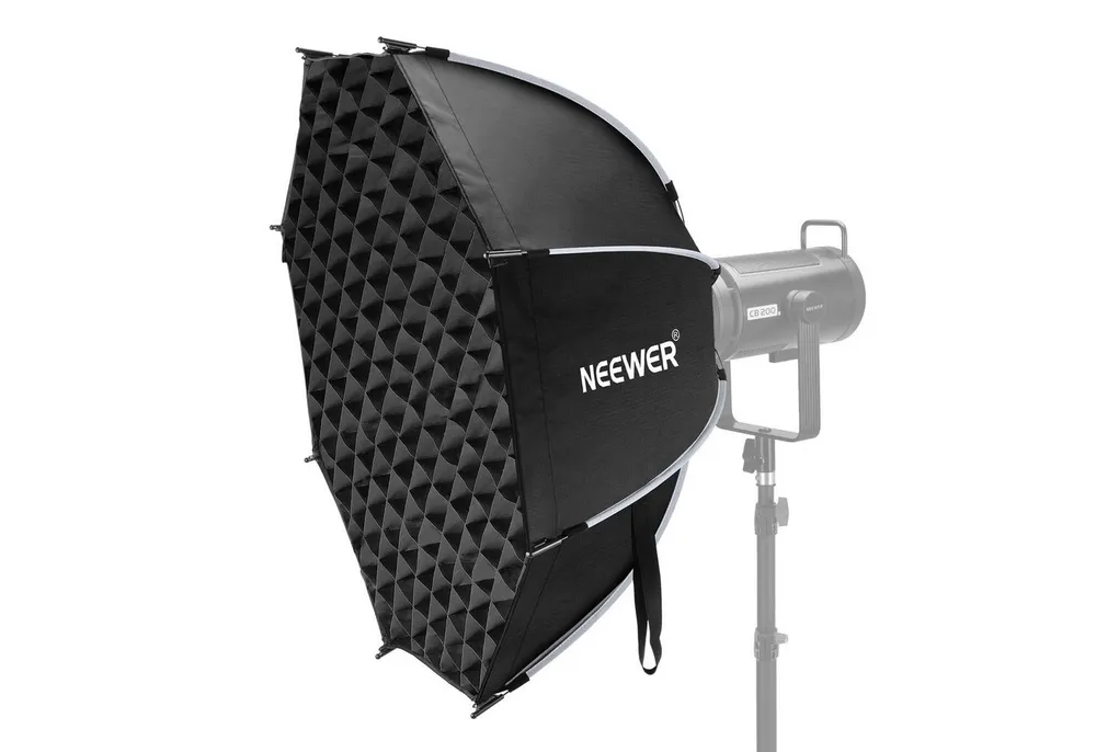 Neewer Softbox NS92P 90cm Achteckige Octagonal Softbox, mit Wabengitter Diffusoren, Bowens Mount, für Aputure 120d Godox SL60w NEEWER Q4 AS600B CB300B