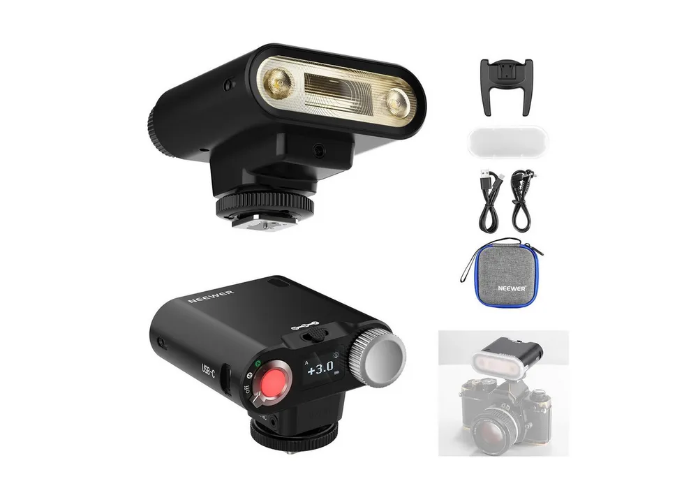 Neewer Z160 Blitzgerät Kamerablitz 22Ws, GN14, für Canon/Nikon/Sony/Fuji Blitzgerät,