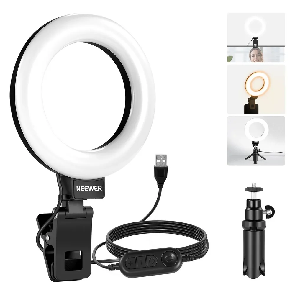 Ringlicht Neewer BR60 5" mit Schreibtischstativ