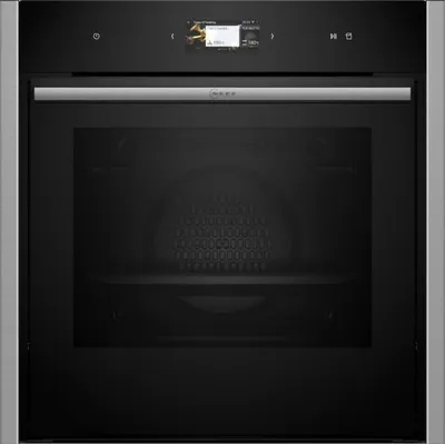 NEFF Einbaubackofen N 90 B64VS71N0, mit Teleskopauszug nachrüstbar, Hydrolyse, Pyrolyse-Reinigungs-Duo & die versenkbare Slide & Hide® Tür